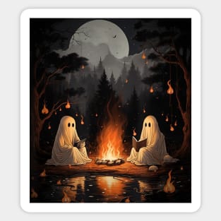 Trick Or Teach Ghost Books Reading Teachers Halloween Sticker